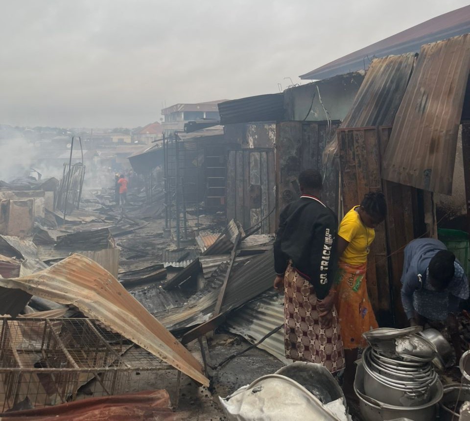 GNFS Confirms No Casualties in Suame Post Office Market Fire