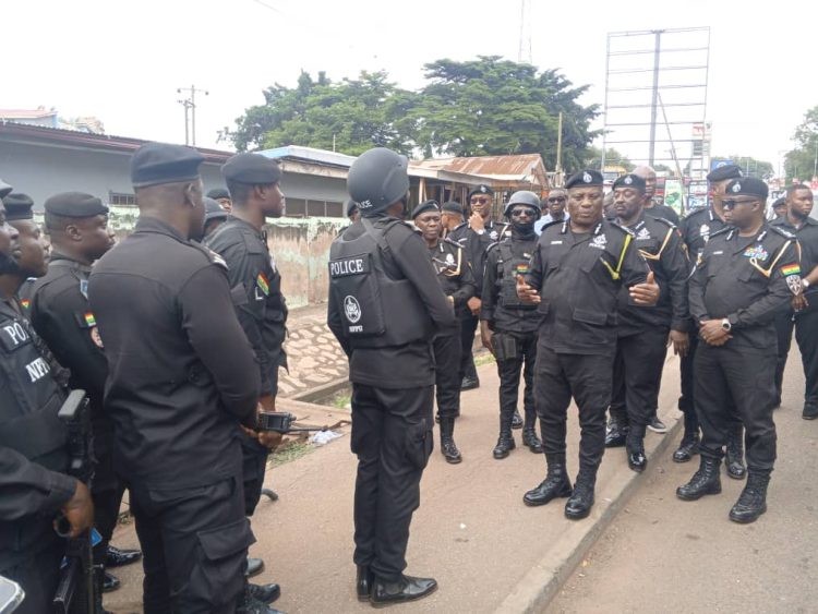 IGP Visits Asawase Following Fatal Shootings in Ashanti Region